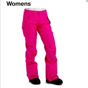 Burton Dryride HOT PINK Snow pants size Large